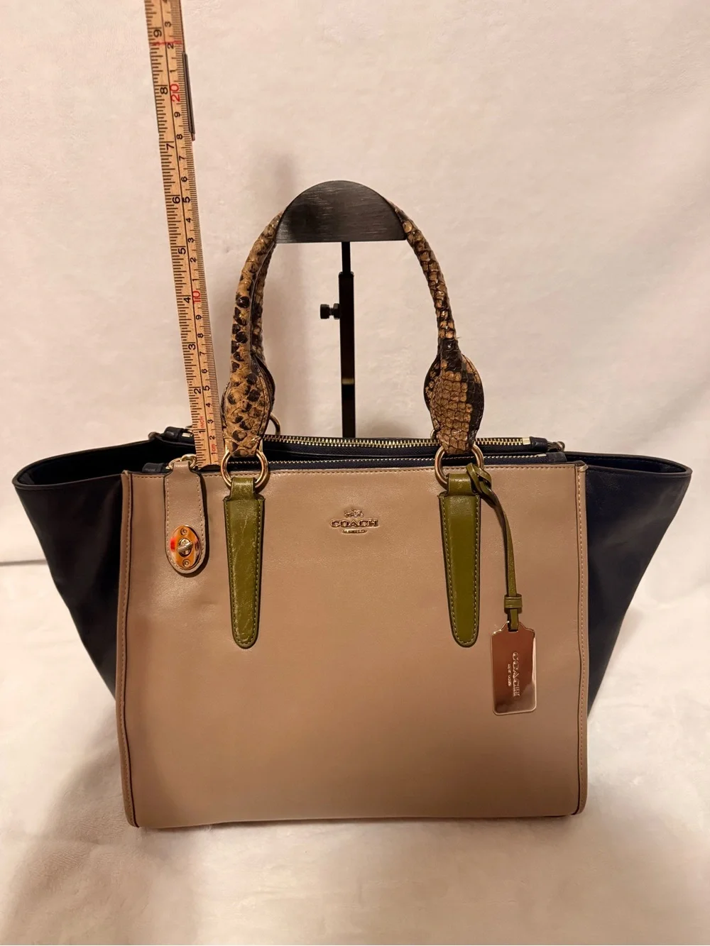 Coach Crosby Carryall in Colorblock Leather